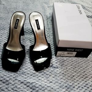 Nine West Haveit Heeled Slide Sandals